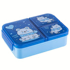 Lunchbox met drie compartimenten