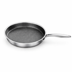 Kitchen4you | Honingraat Koekenpan RVS Inductie  | BPA - PFAS Vrij | Alle Warmtebronnen
