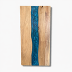 Houten Snijplank met Epoxy Inzet | Handgemaakt Design