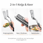 Grip en flip 2 in 1 BBQ tang