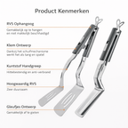 Grip en flip 2 in 1 BBQ tang