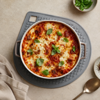 Siliconen Onderzetter Hittebestendig Grijs-Rood Kitchen4You | BPA - PFAS Vrij