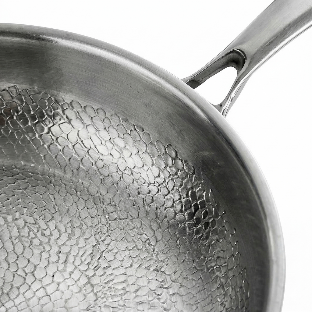 Titanium Gelaagde Koekenpan Gehamerd Inductie Vaatwasserbestendig | BPA - PFAS Vrij