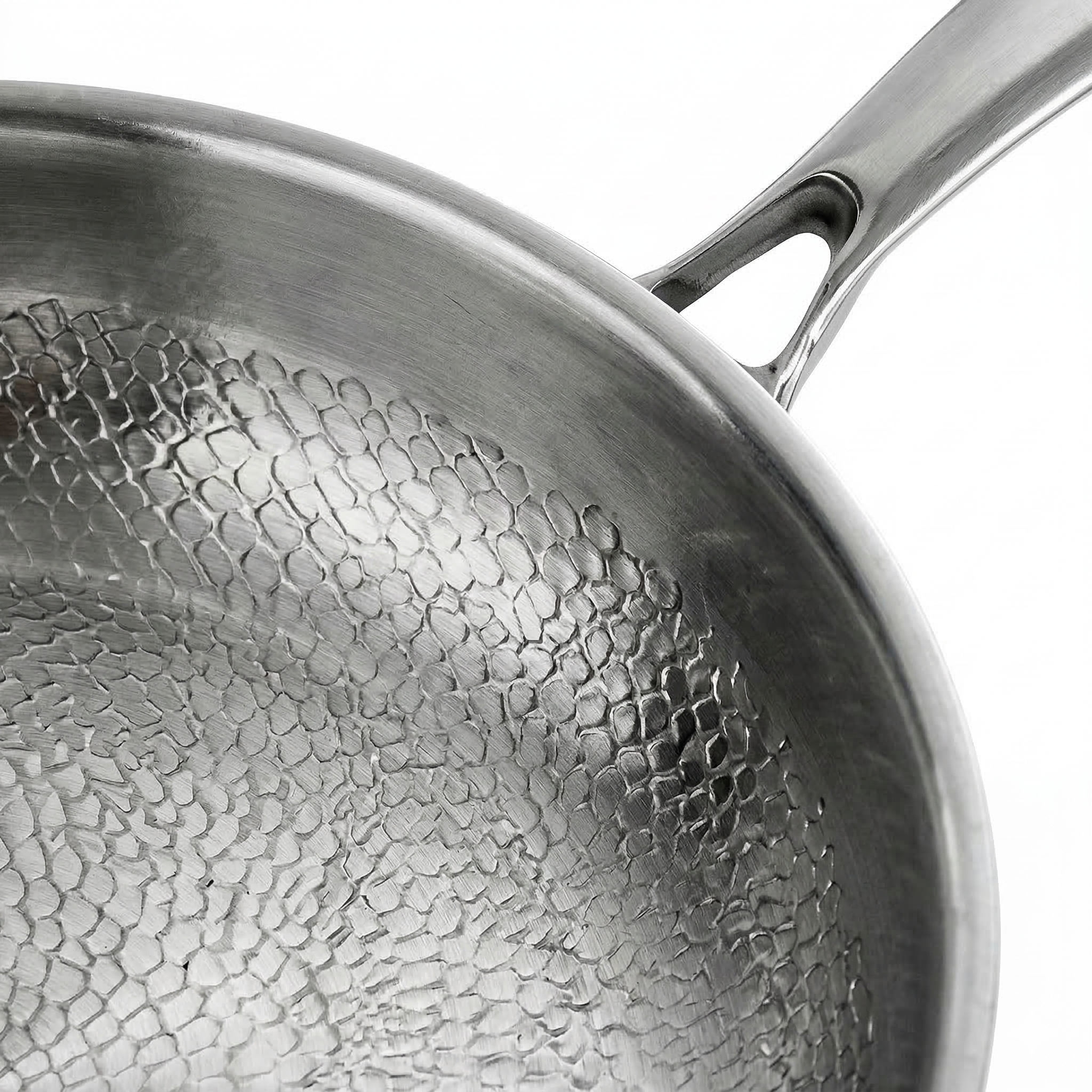 Titanium Gelaagde Koekenpan Gehamerd Inductie Vaatwasserbestendig | BPA - PFAS Vrij