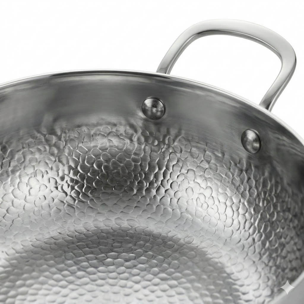 Titanium Gelaagde Diepe Stoofpan Roestvrij Staal | BPA - PFAS Vrij