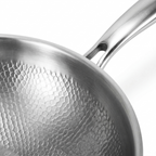 Titanium Gelaagde Wokpan Inductie/Gas | BPA - PFAS Vrij
