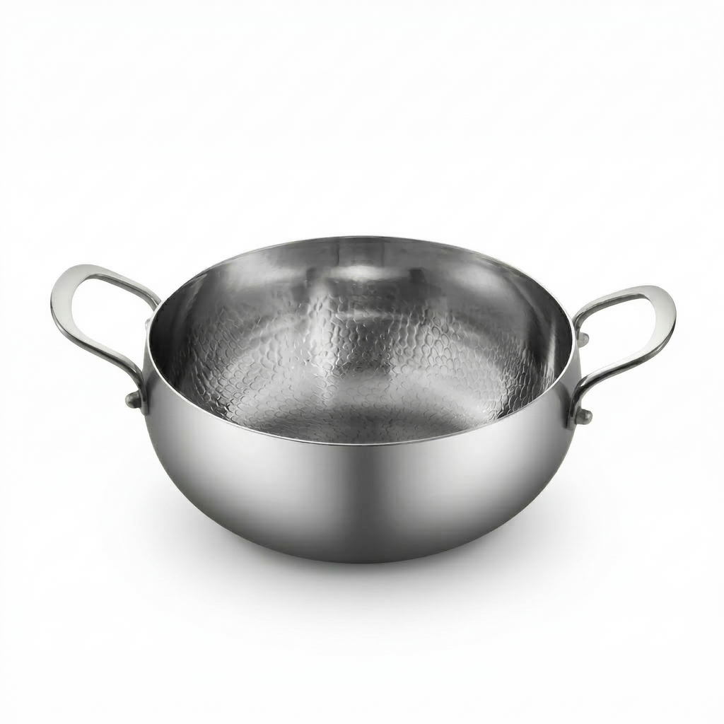 Titanium Gelaagde Diepe Stoofpan Roestvrij Staal | BPA - PFAS Vrij