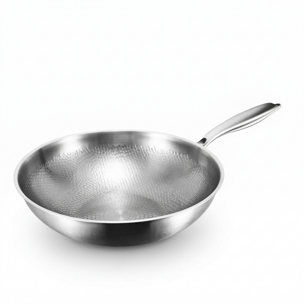 Titanium Gelaagde Wokpan Inductie/Gas | BPA - PFAS Vrij