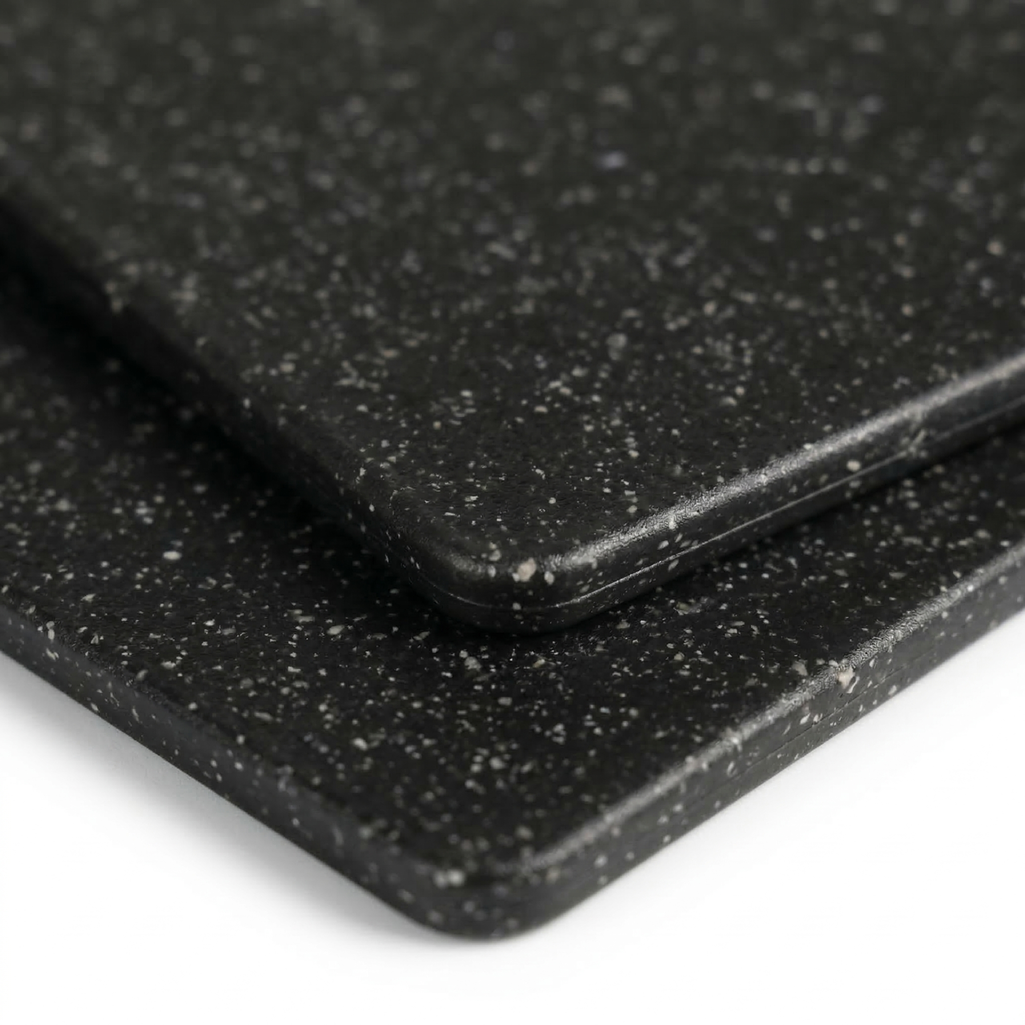 Snijplankenset 3-delig Zwart Marmerpatroon Voedselveilig