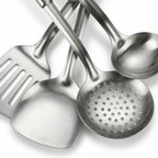 Titanium Gelaagde Koekenpan Set met Kookgerei en Snijplank | BPA - PFAS Vrij | Alle Warmtebronnen