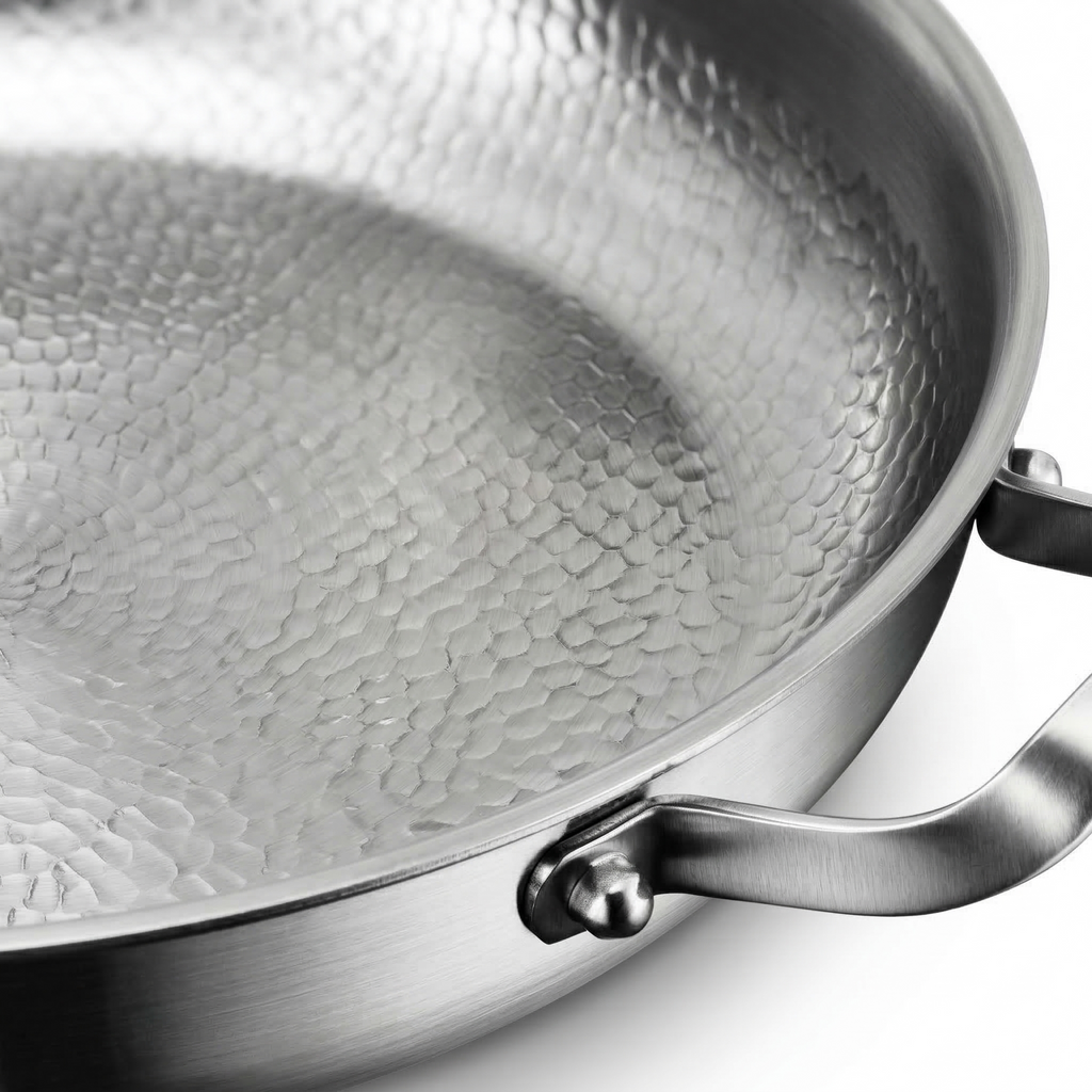 Sautépan Tweegreeps Roestvrij Staal | BPA - PFAS Vrij | Alle Warmtebronnen