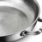 Sautépan Tweegreeps Roestvrij Staal | BPA - PFAS Vrij | Alle Warmtebronnen