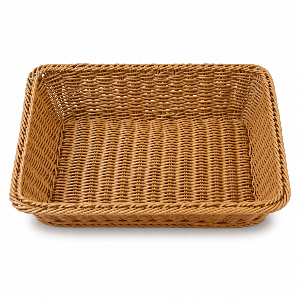 Handgeweven rotan opbergmanden – 3-delige set