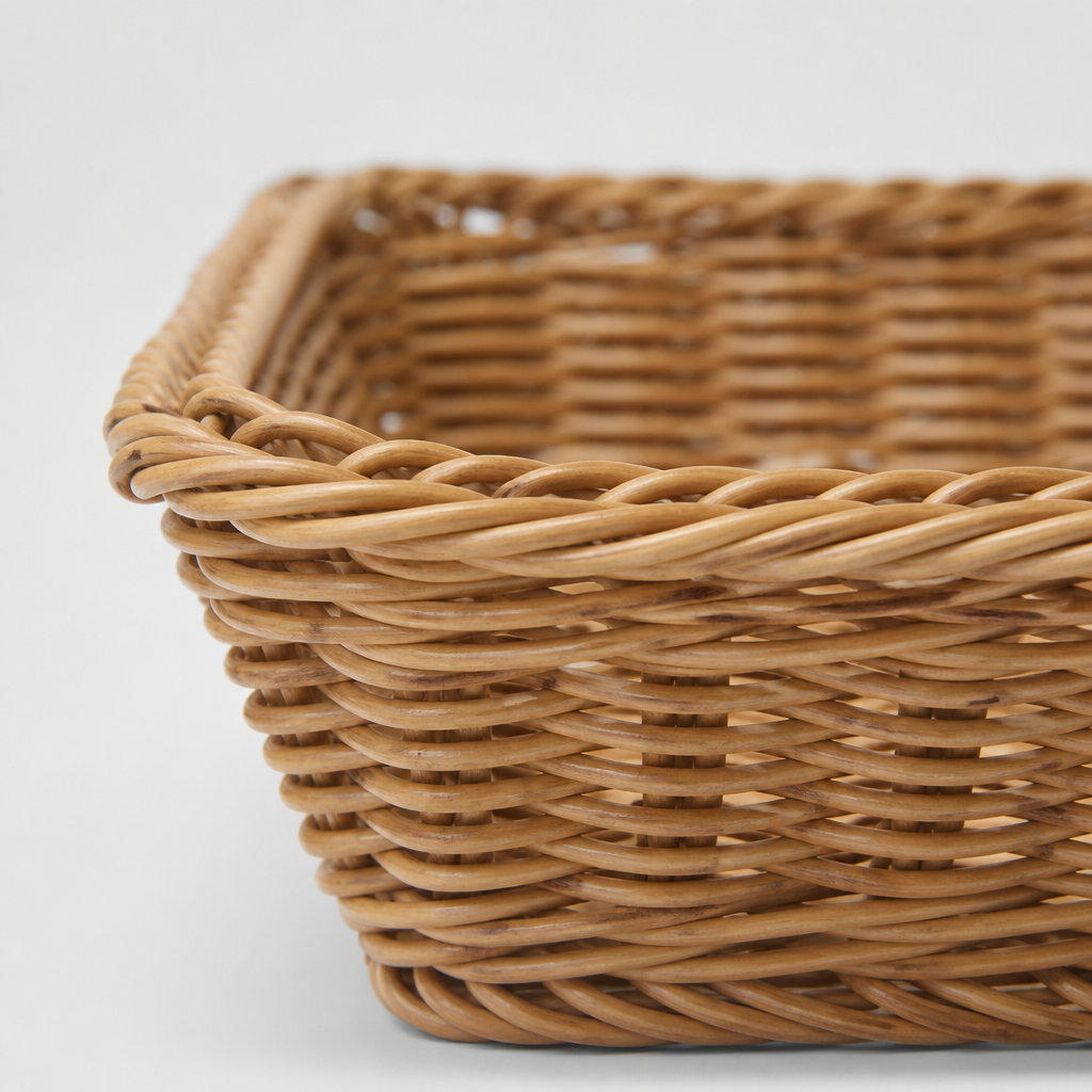 Handgeweven rotan opbergmanden – 3-delige set