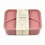 Siliconen lunchbox met 4 vakken – 3-delige set