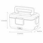 Elektrische lunchbox met opwarmfunctie 2,5 L – 24 V / 220 V