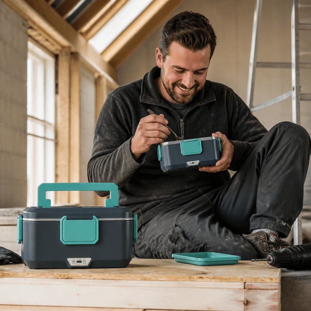 Elektrische lunchbox met opwarmfunctie 2,5 L – 24 V / 220 V