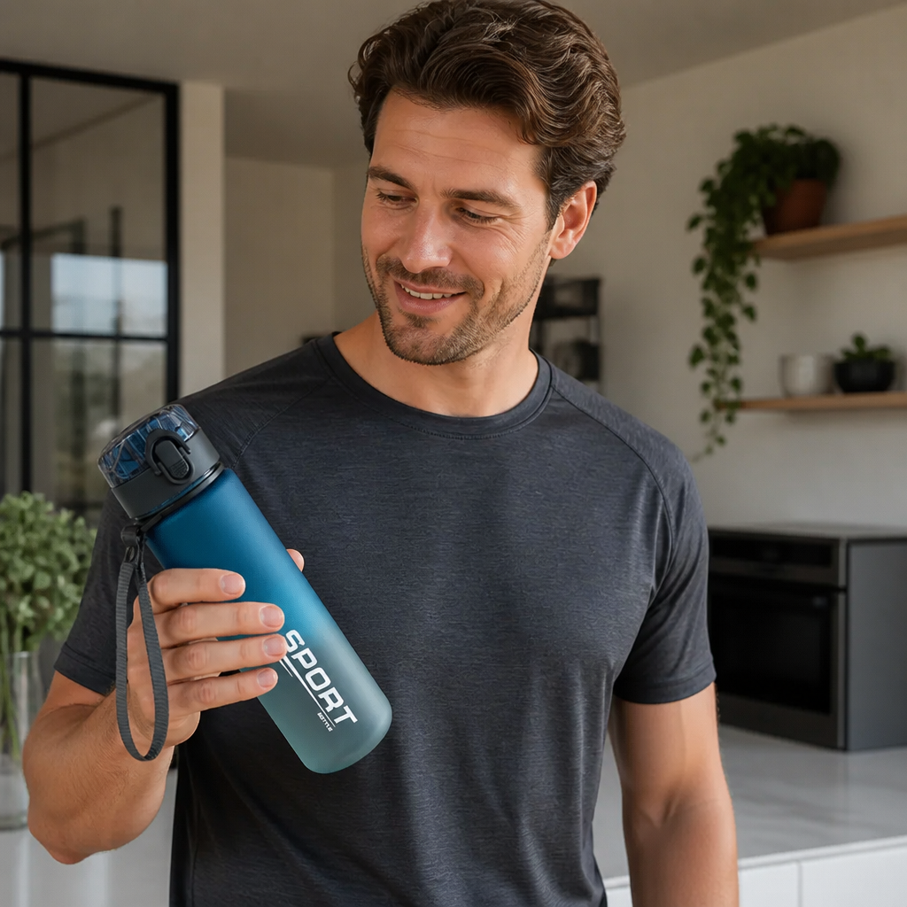 Lekvrije sportwaterfles 560 ml
