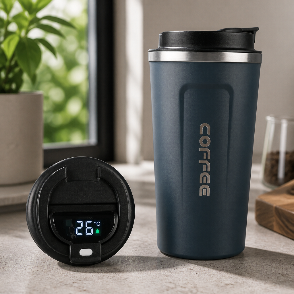 Thermosmok met temperatuurdisplay