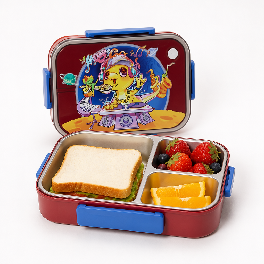 Lekvrije bentobox met vakverdeling