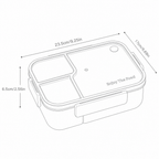 Lekvrije bentobox met vakverdeling