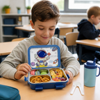 304 roestvrijstalen lunchbox met bestek