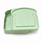 Sandwichcontainers in toastvorm – set van 4