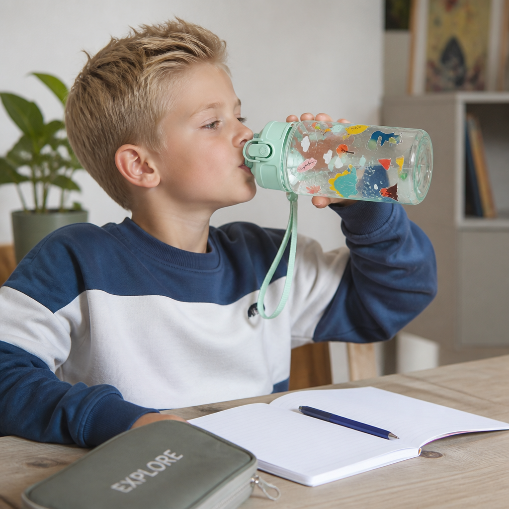 Kinderwaterfles met dinoprint – 500 ml