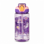 Waterbekers met rietje – set van 2x 600 ml