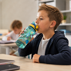 Waterbekers met rietje – set van 2x 600 ml