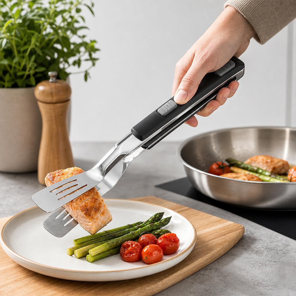 Grip en flip 2 in 1 BBQ en keuken tang