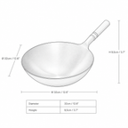Kitchen4you | Gietijzeren Wokpan Houten Handvat