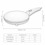 Pannenkoekenpan Elektrisch 20cm Rood - Kitchen4You