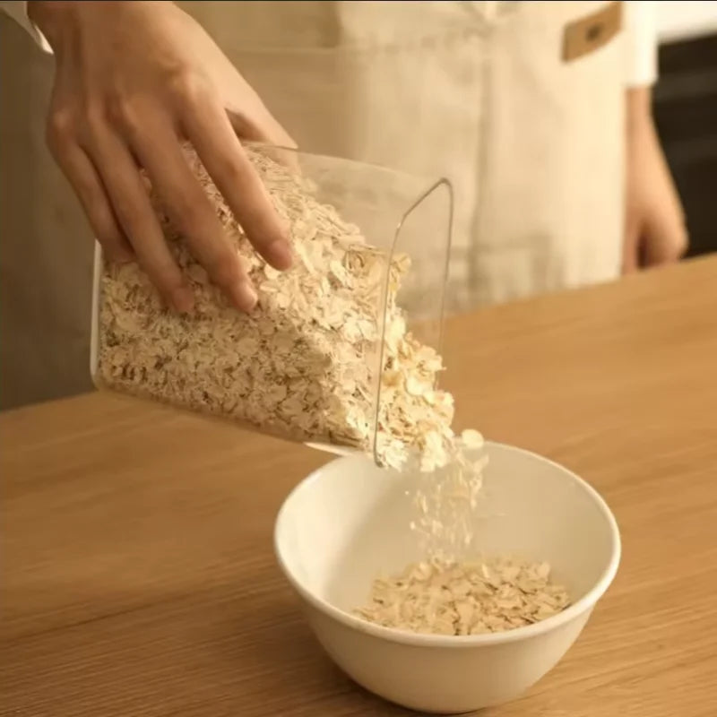 Voorraadcontainers voor pasta en granen – 4-delige set