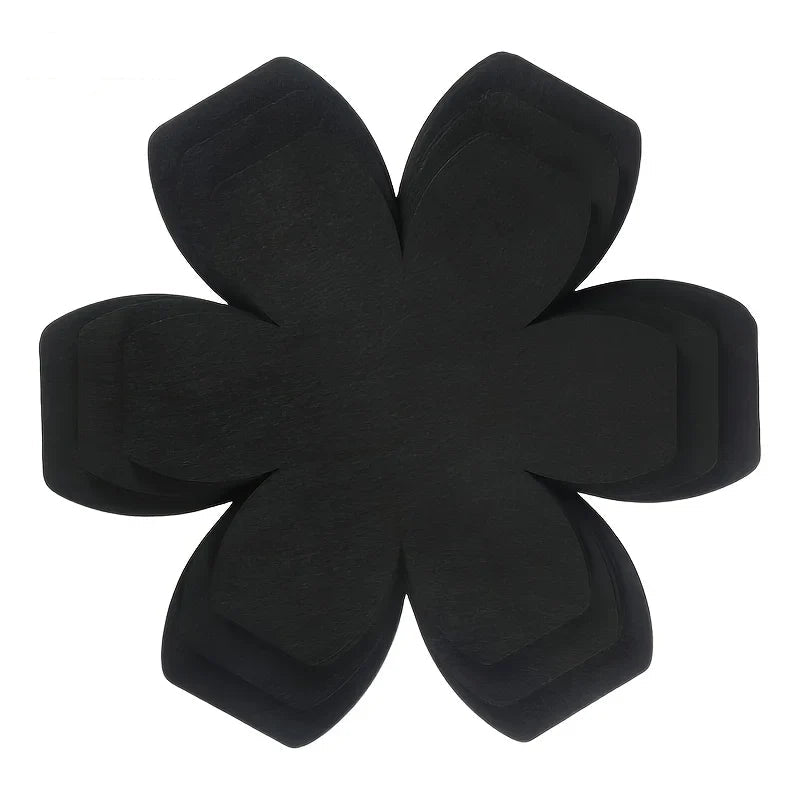 Pannenbeschermers 12-delig Anti-Kras Hittebestendig 33cm Zwart