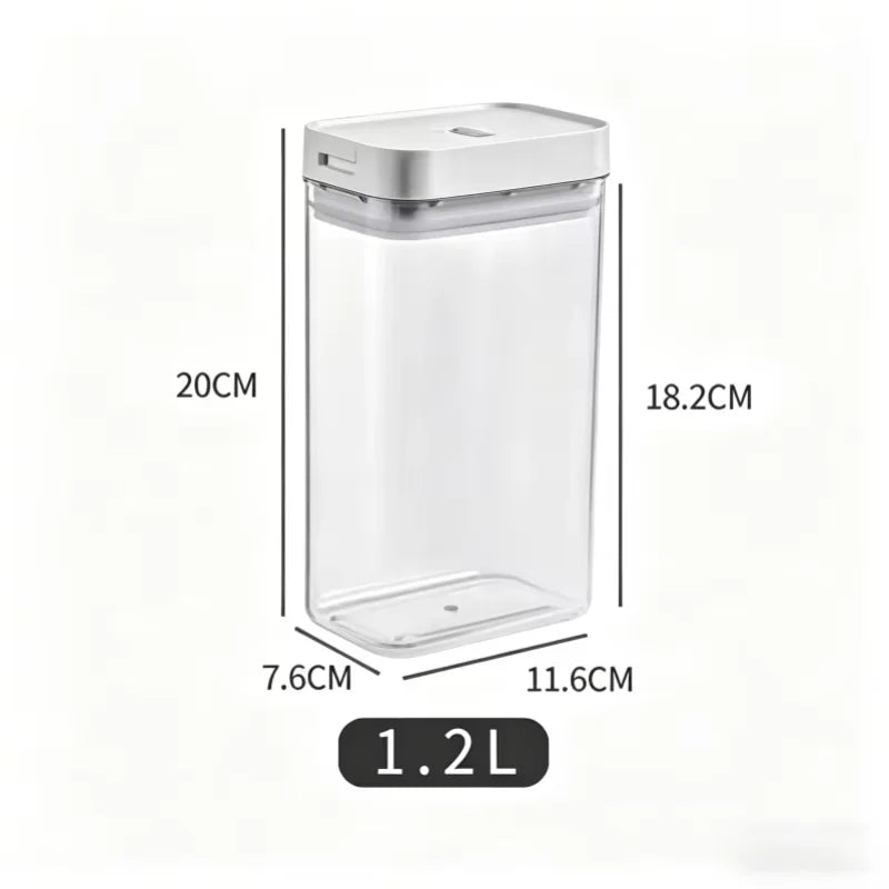 Voorraadcontainers voor pasta en granen – 4-delige set