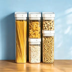 Voorraadcontainers voor pasta en granen – 4-delige set