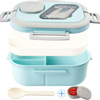 Ruime bento-lunchbox met 4 vakken