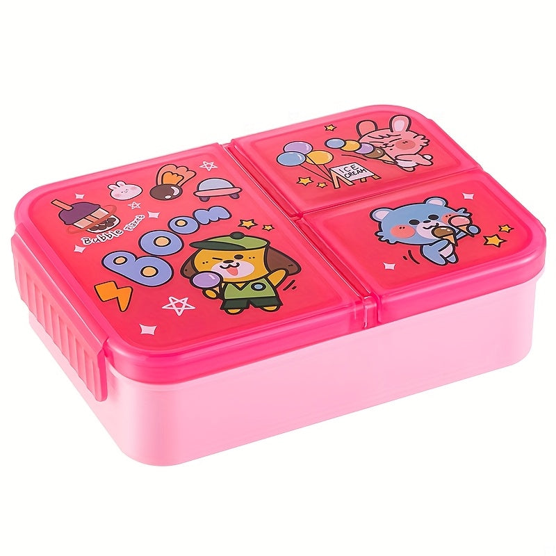 Lunchbox met drie compartimenten