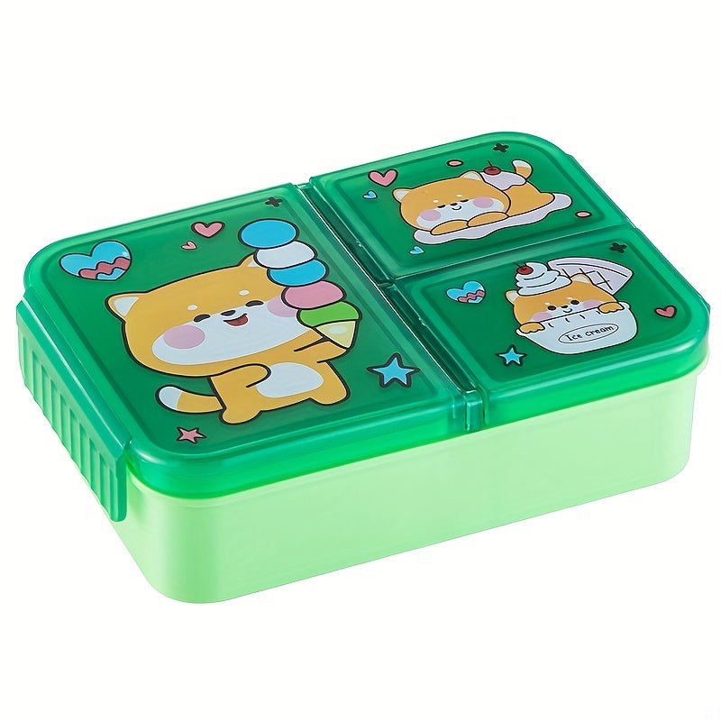 Lunchbox met drie compartimenten