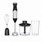 Staafmixer 600 W 3-in-1 set met mixstaaf, garde, hakmolen en beker