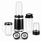 Nutri blender 4-in-1 set 380 W met vier bekers en twee meskoppen